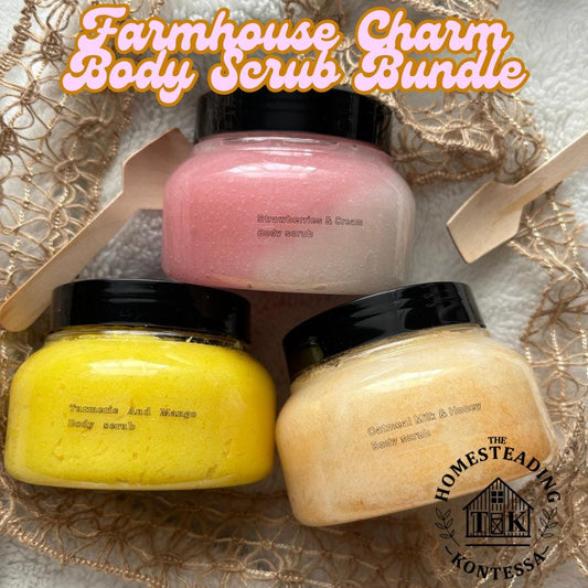 Farmhouse Charm Body Scrubs